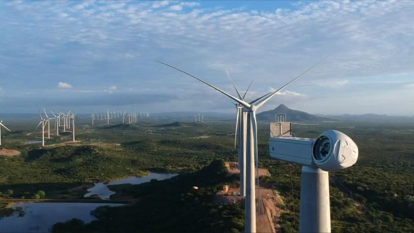 Complexo Eólico Cajuína I, localizado em Lajes (RN)